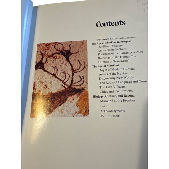 In The Age Of Mankind Hardcover Book Roger Lewin Smithsonian 1988 First Edition - Picture 5 of 6